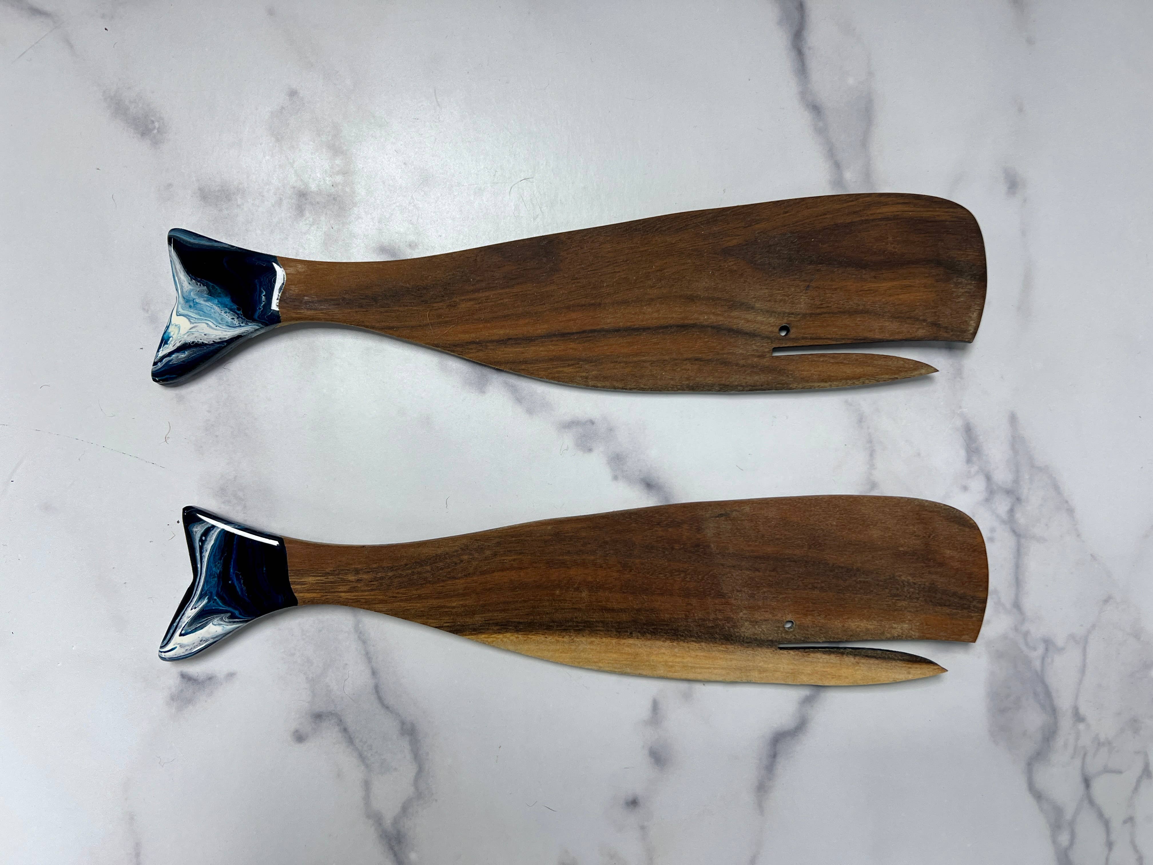 Nikita Fine Art LLC – Utensílios para servir por atacado – Conjunto de servir baleia jubarte2