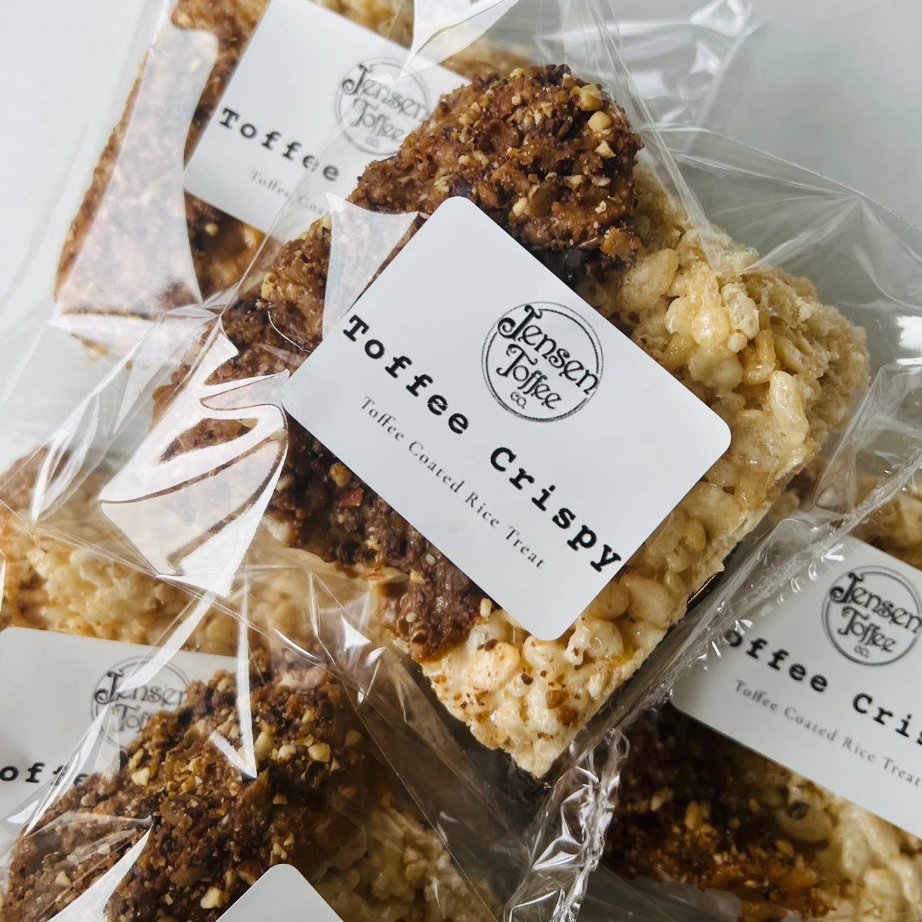 Jensen Toffee Company - Wholesale Puffed Rice Treat - Toffee Crispy 1