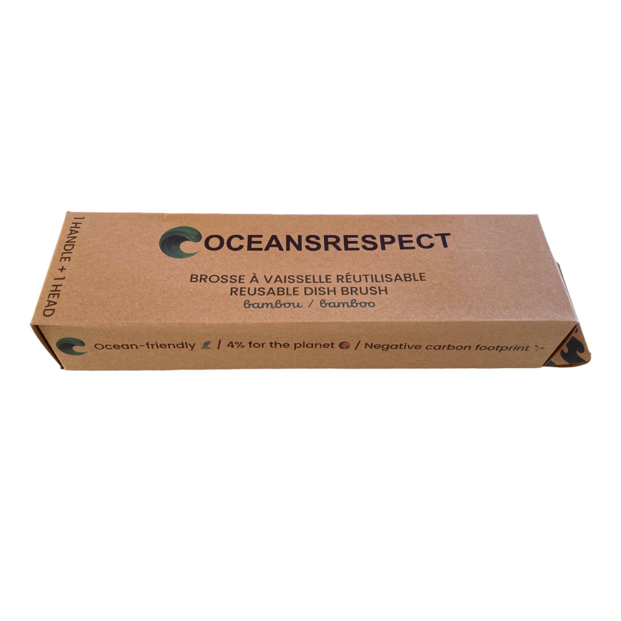 Oceansrespect 🌊🌍🌱 - Wholesale Cleaning Brush - Reusable bamboo dish brush with replaceable head12