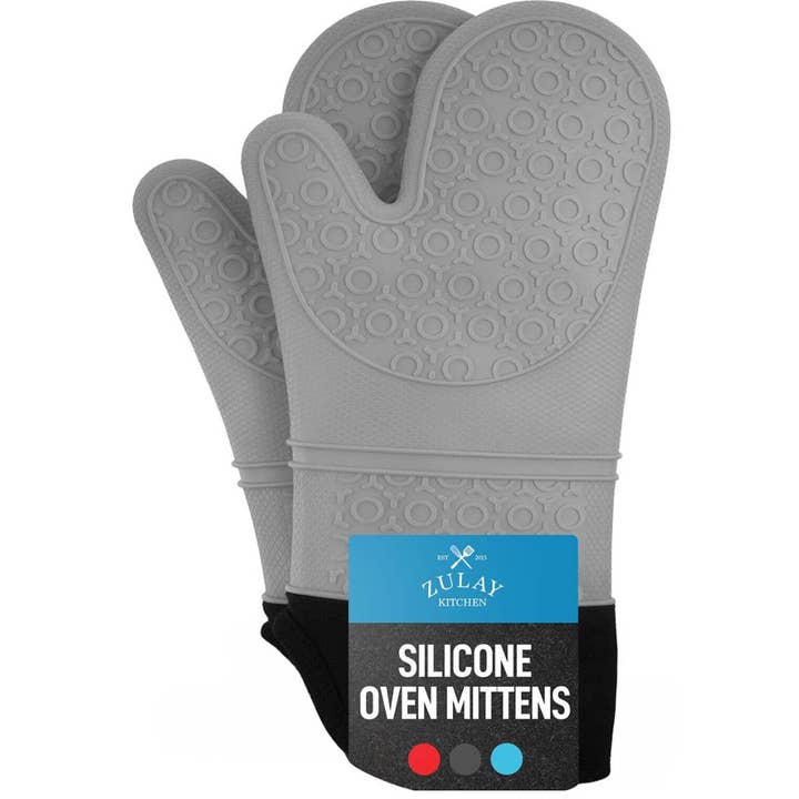 Zulay Kitchen - Wholesale Oven mitt/pot holder - Silicone Oven Mitts- Heat Resistant Oven Mitt14