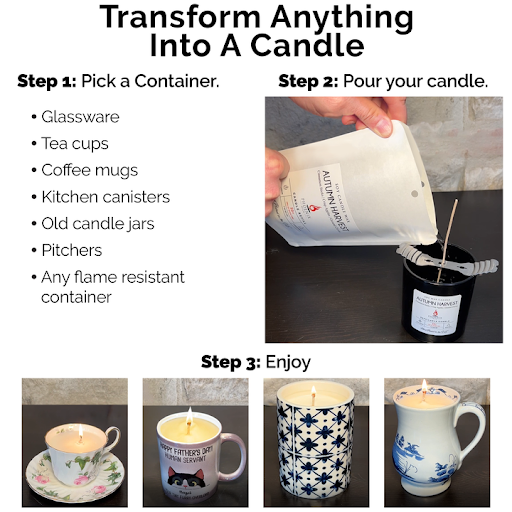 Phoenix Wick - Vente Kit de bricolage - Honeysuckle - Kit de fabrication de bougies1