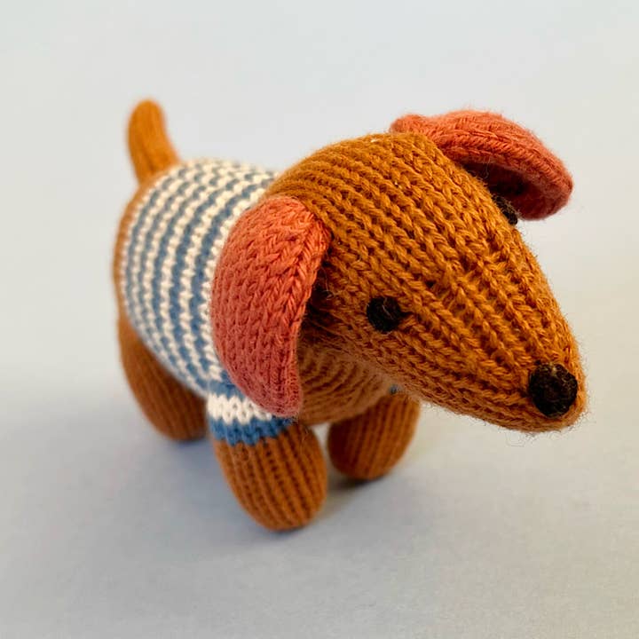 Estella - Wholesale Handheld Rattle - Baby - Dog Rattle for Babies (Handmade)