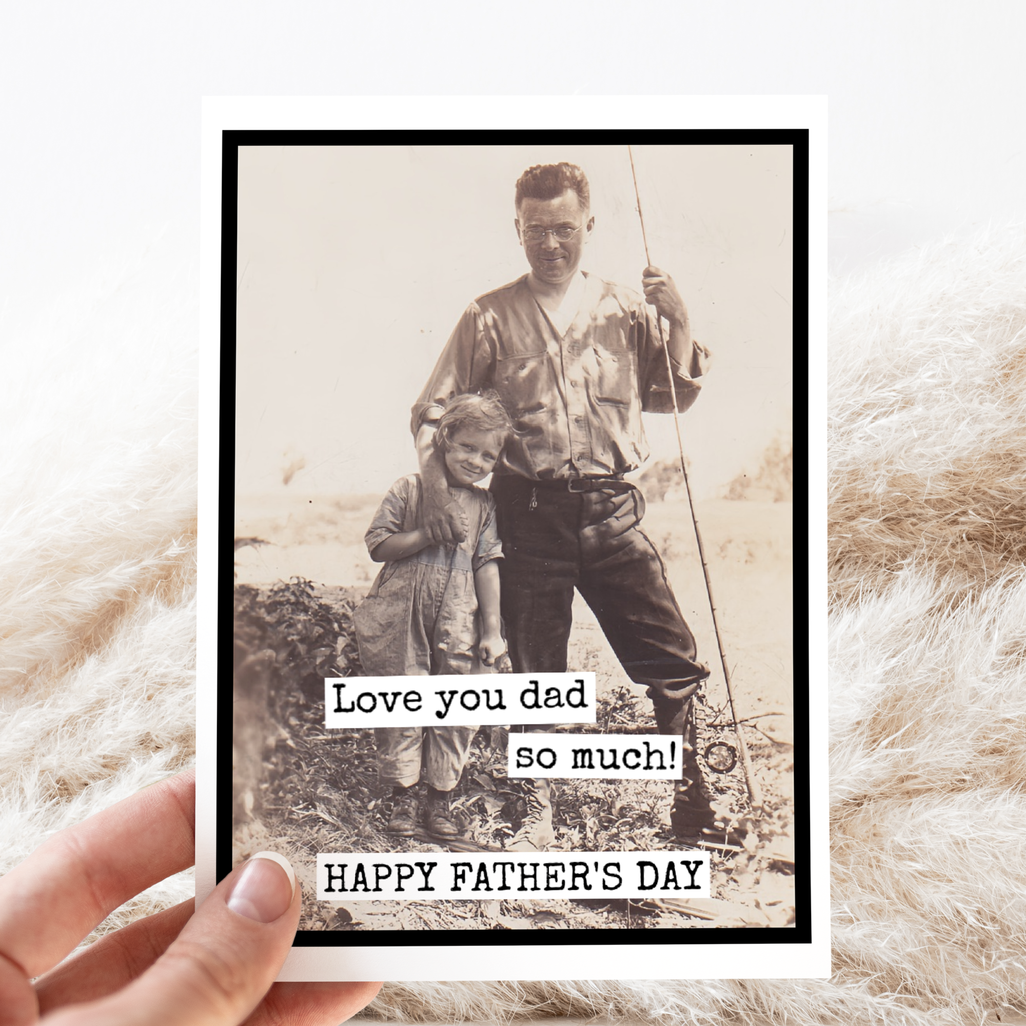 Raven's Rest Studio - Wholesale Father's Day Card - Father's Day Card. Love You Dad So Much! HAPPY FATHER'S DAY4
