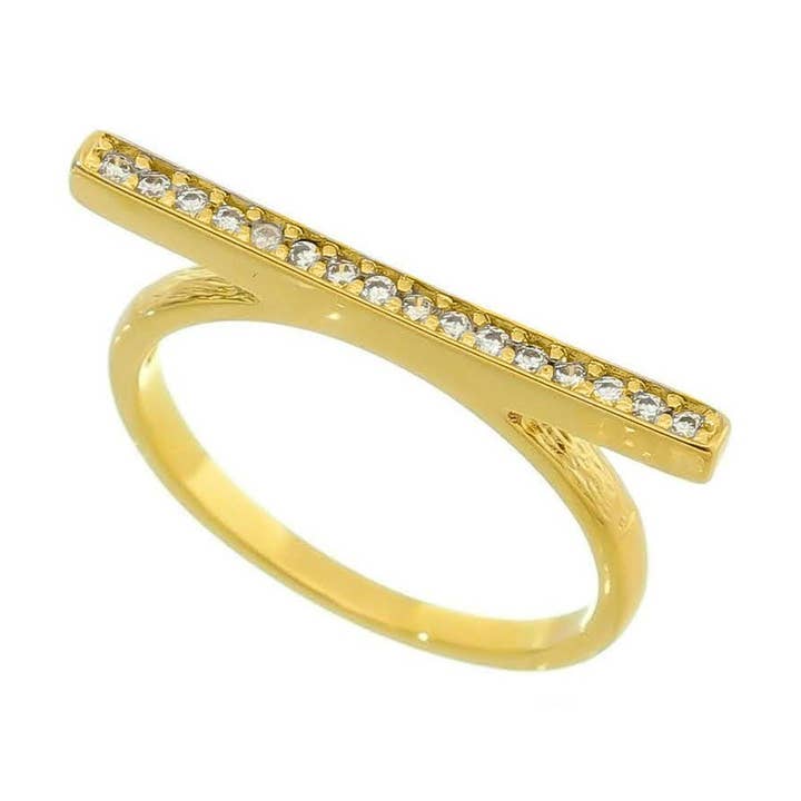 Bague en zirconium cubique pour la vente par Donna Italiana