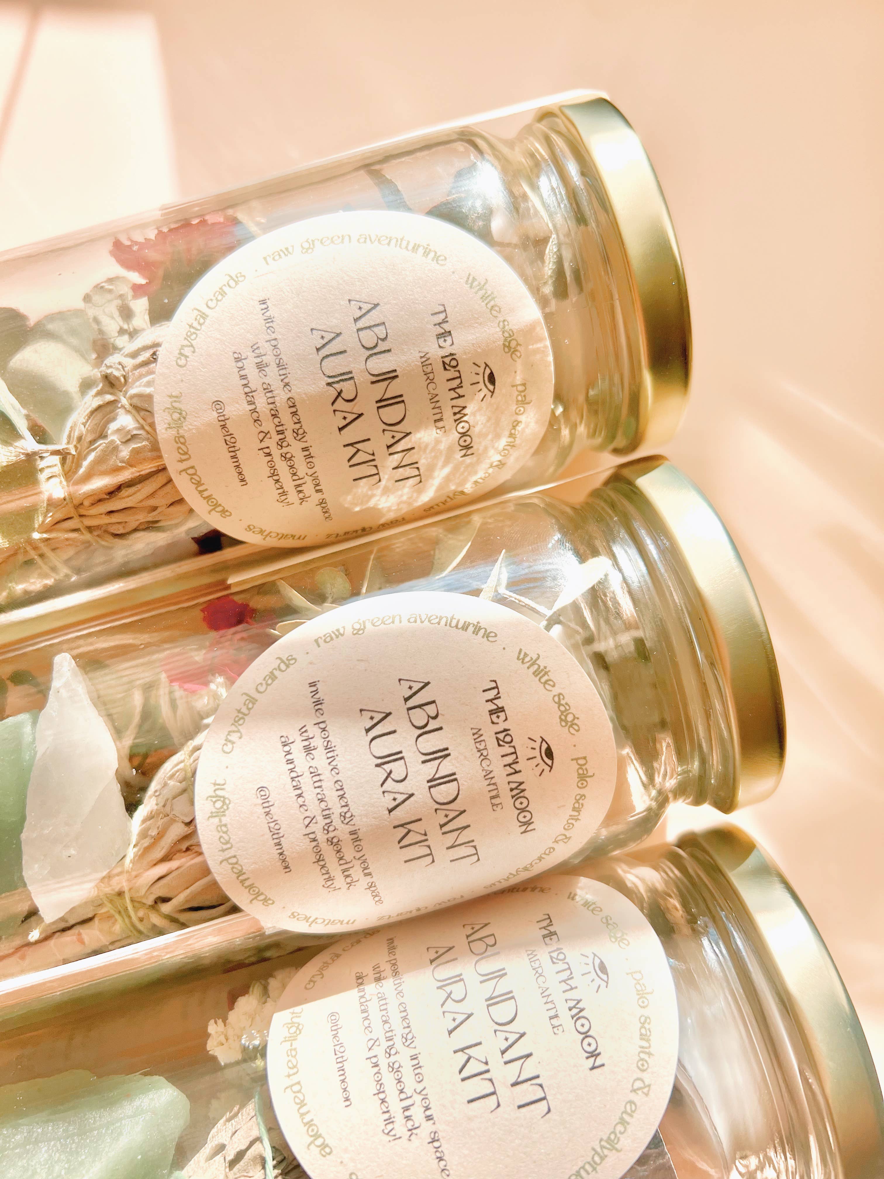 The 12th Moon - Wholesale Meditation Supplies - ABUNDANT AURA Ritual Kit - Smoke Cleansing9