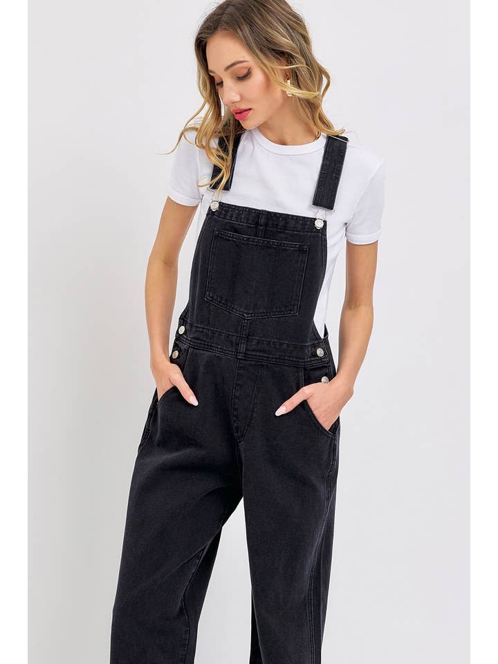 Sweet Lovely by Jen - Wholesale Overalls - Women's - DENIM ADJUSTABLE STRAPS OVERALLS46