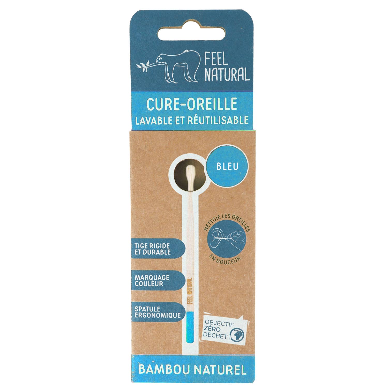 FRENCH TENDANCE - Wholesale Cotton Swab/Q-Tip - Bamboo earmuffs 4 colors3