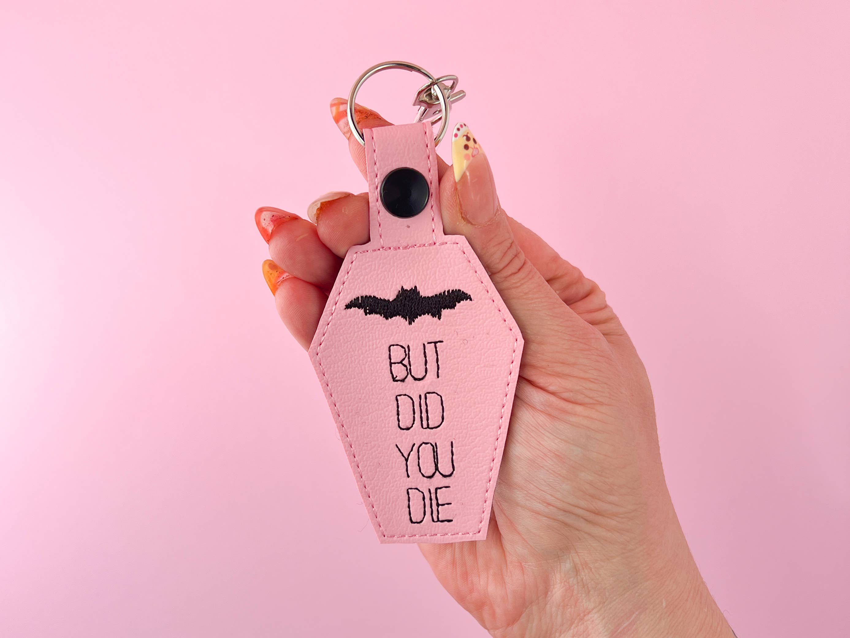 Kawaii Hair Candy - Wholesale Keychain - Unisex - But Did You Die Coffin Keychain Cute Spooky Bag Charm2