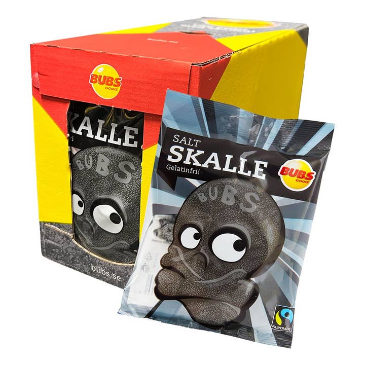 Bubs Salty Skull Grand Pack 16 x 90g pour la vente par sw