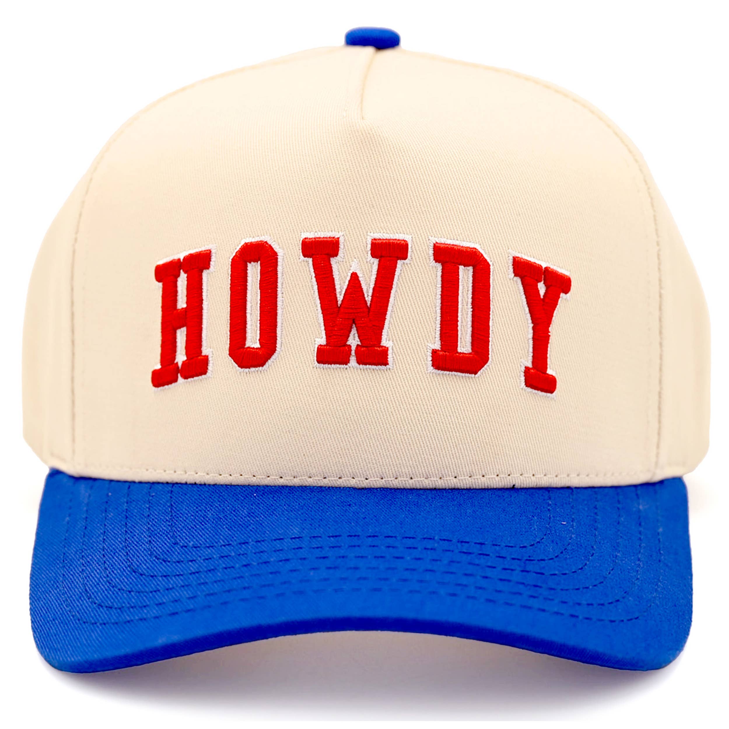 Hana - Wholesale Trucker Hat - Women's - C.C HOWDY Letter Embroidered Two Tone Trucker Cap2