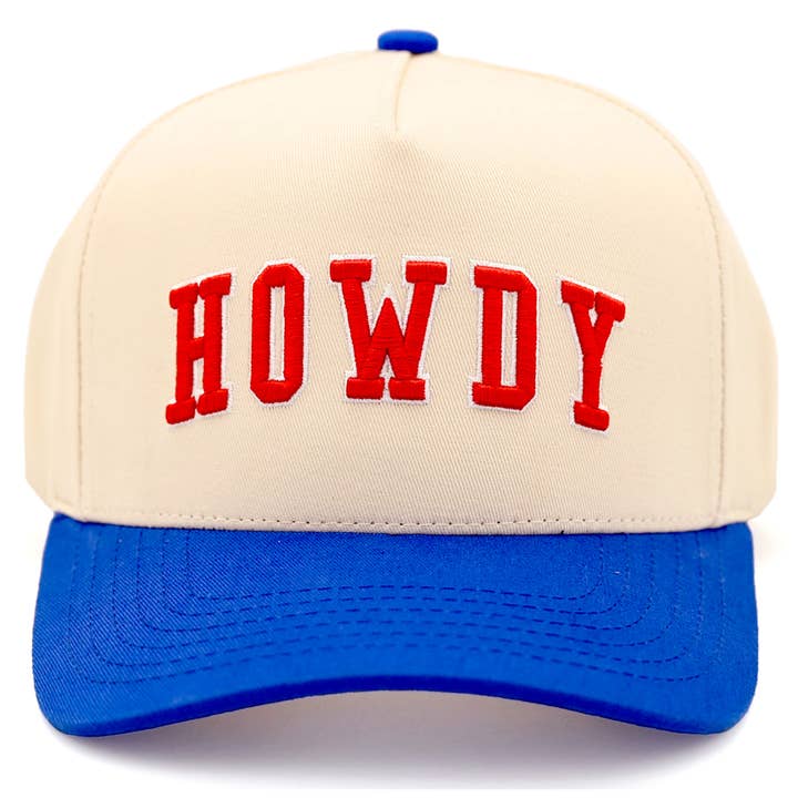 Hana - Wholesale Trucker Hat - Women's - C.C HOWDY Letter Embroidered Two Tone Trucker Cap2