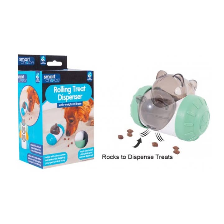 WufWuf - Wholesale Pet Toy - Dog - Smart Choice Rolling Treat Dispensing Dog Toy