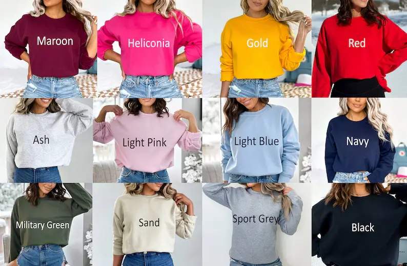 Custom T Story - Wholesale Graphic Sweatshirt - Women's - Hold On Let Me Overthink Sweatshirt, Sarcastic Sweatshirt6