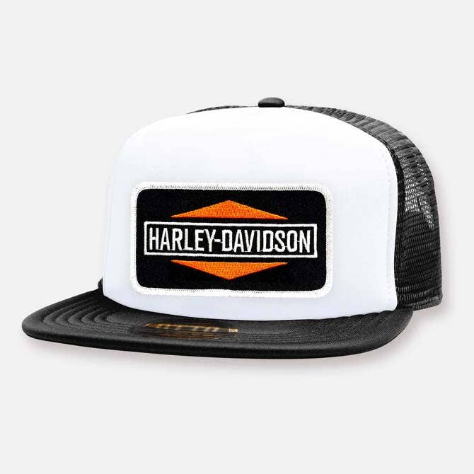 Webig Moto Company - Wholesale Trucker Hat - Unisex - HARLEY FLAT BILL PATCH HAT