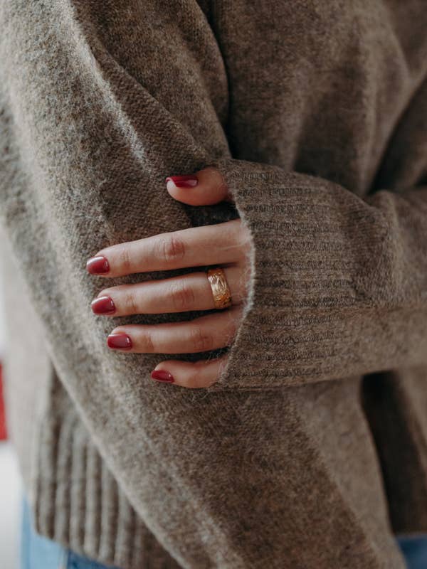 Chunky Floral Ring for wholesale by The Langley Co.