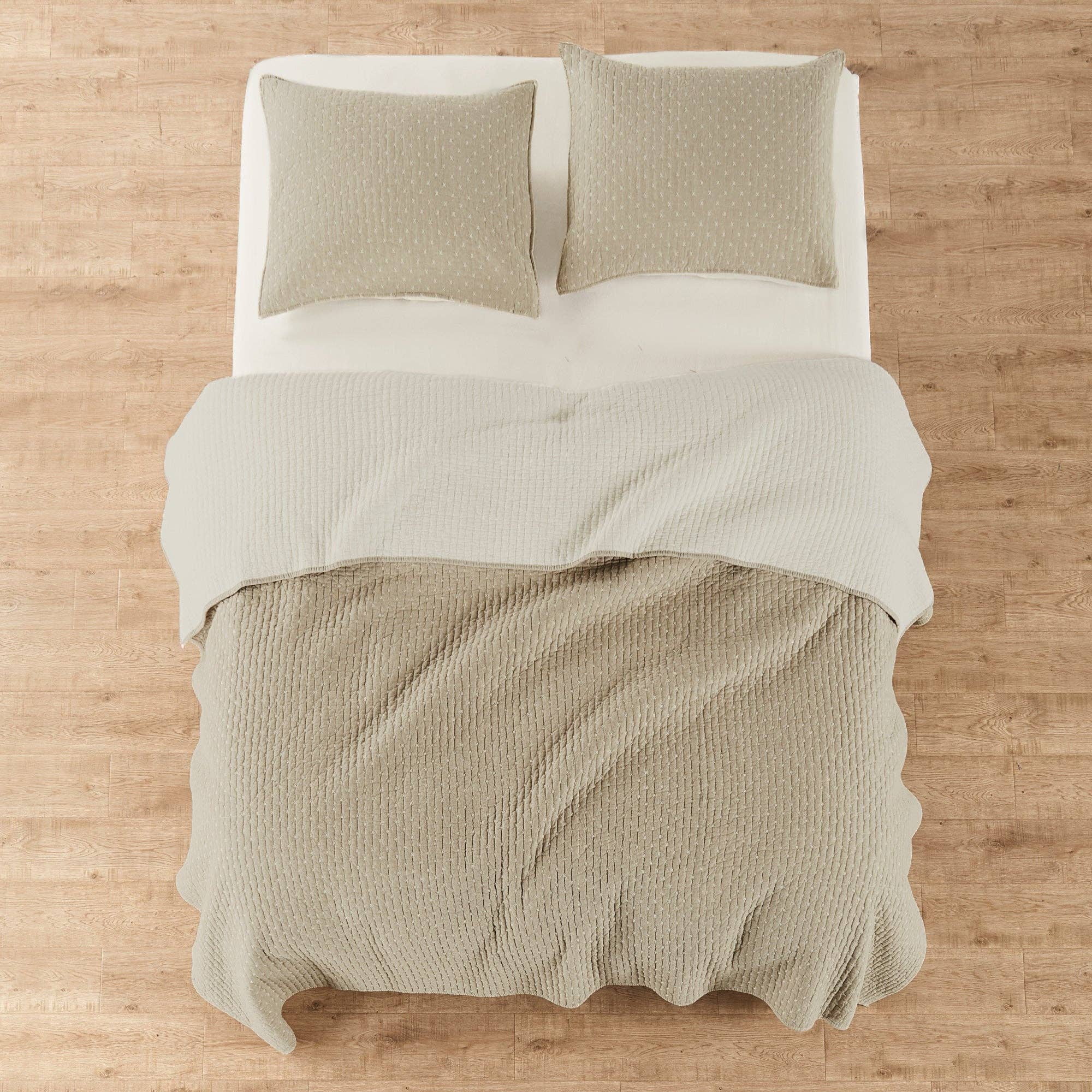 Levtex Home - Vente Parure de lit - Ensemble de couette en point de croix44