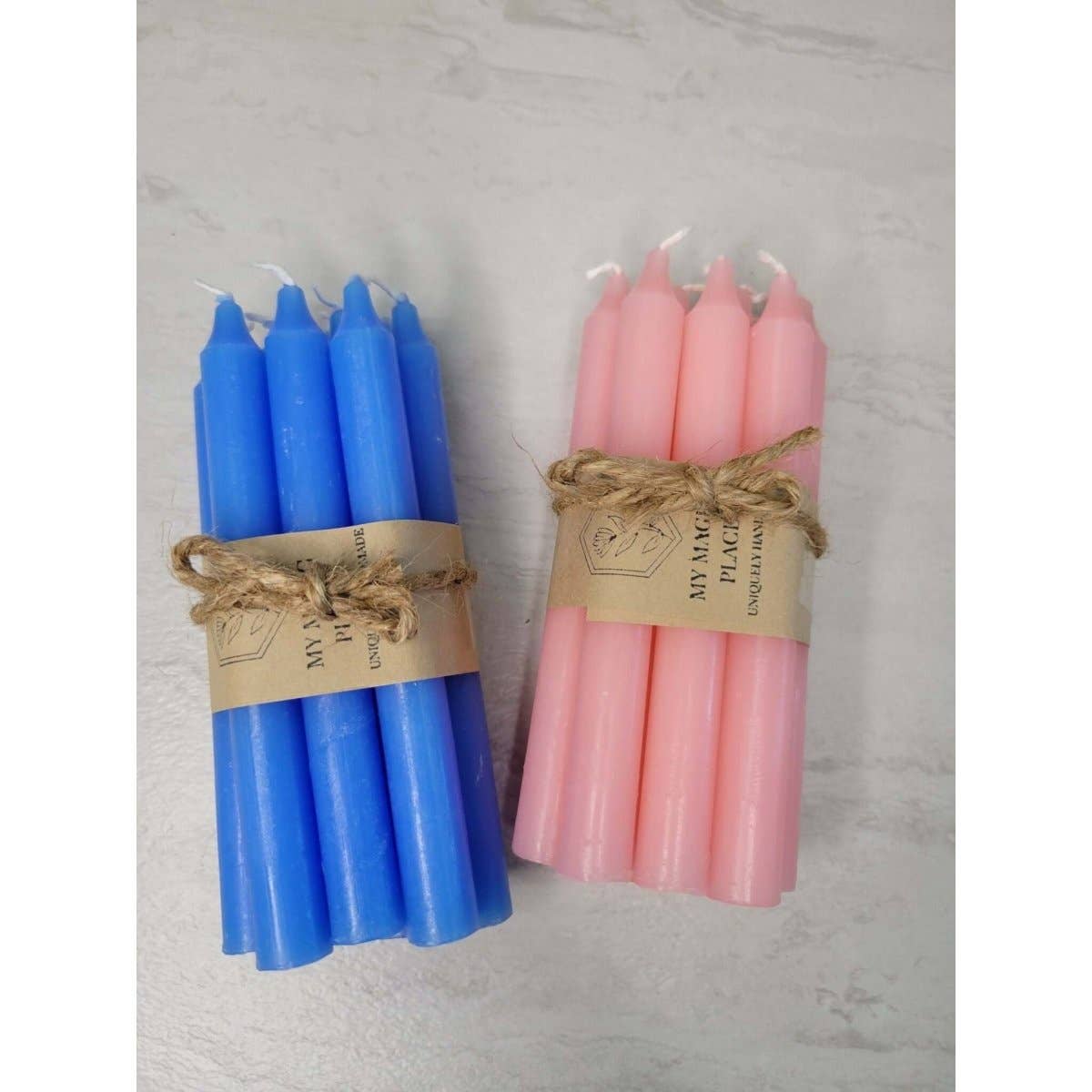 My Magic Place Shop - Wholesale Tapered Candle/Candlestick - Set of 10 Candles 5" chime unscented spell candles pack4