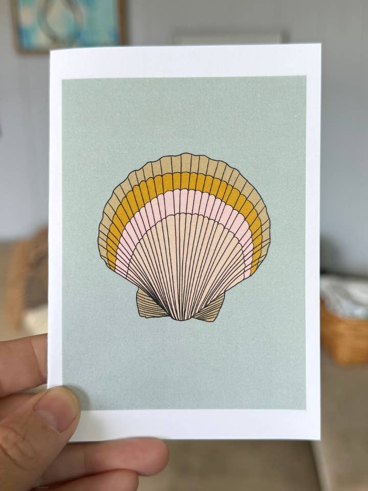 Cartão Sunrise Shell por atacado de Sierra Rehrer Designs