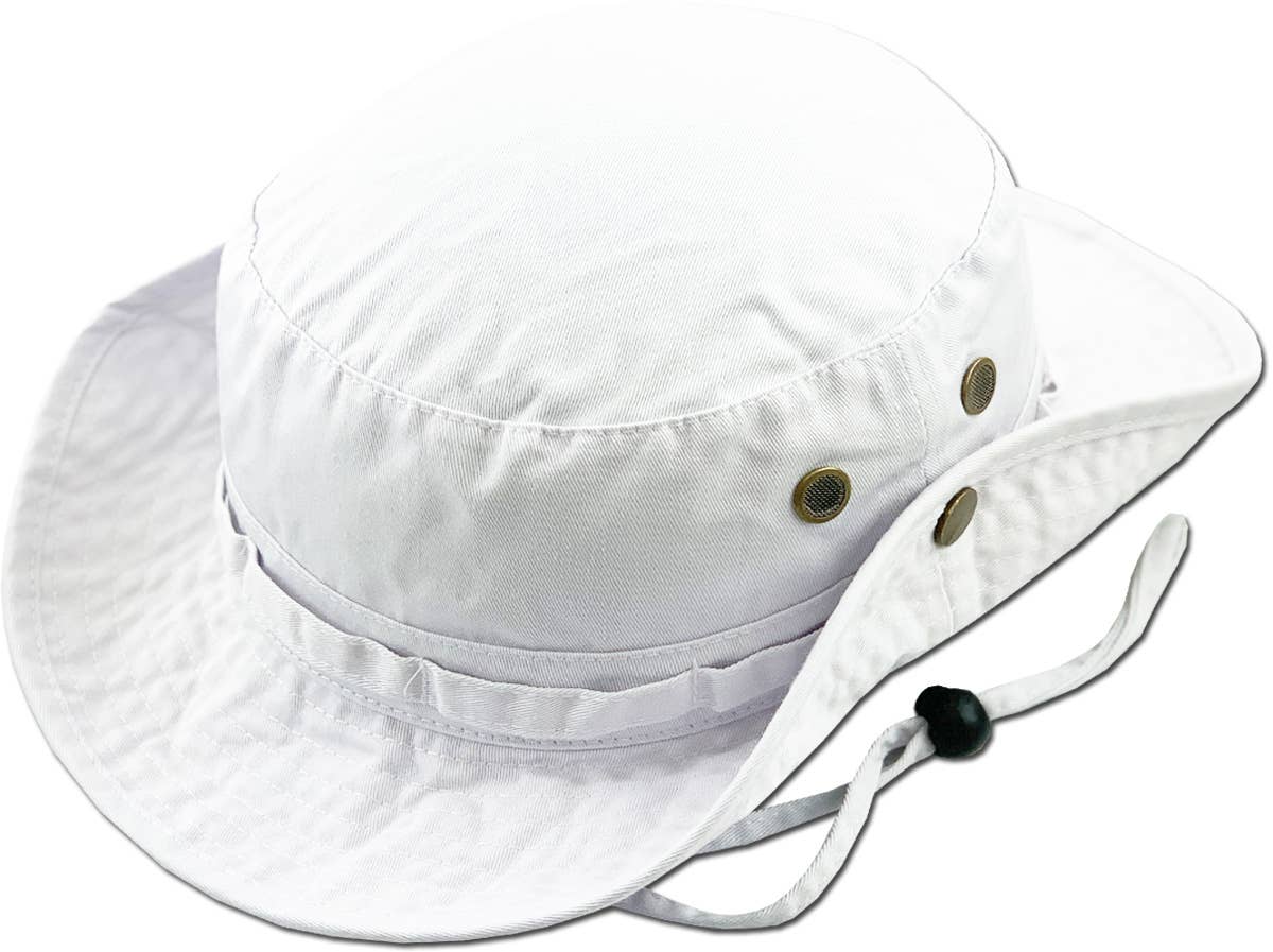KBETHOS - Wholesale Bucket hat – Unisex - Solid Boonie Hat With String (Fitted)70