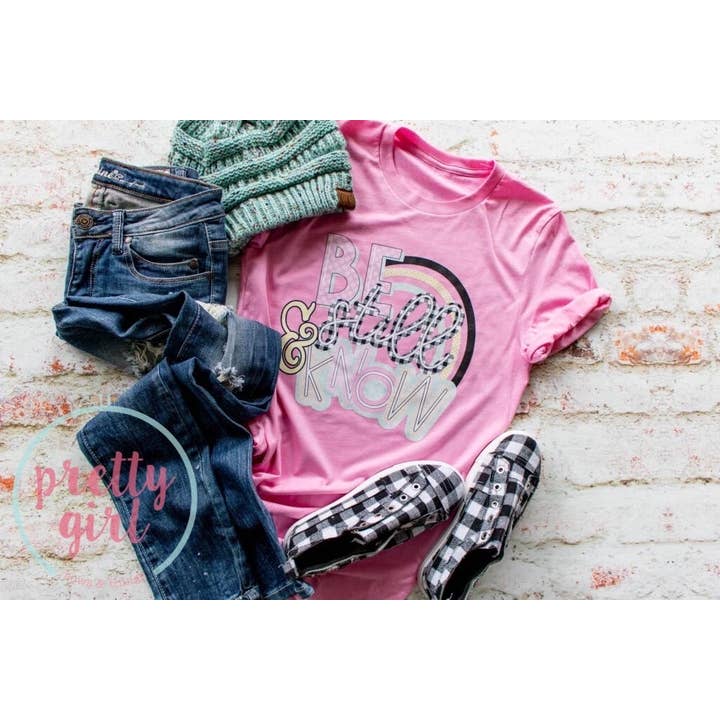 Be Still & Know ADULT SHIRT for wholesale by Pretty Girl Bows and Things