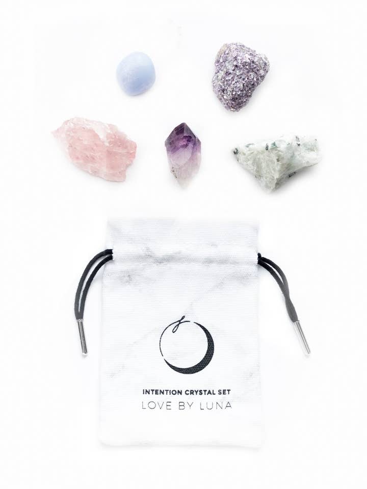 Soul Soother Crystal Set for wholesale by Love By Luna