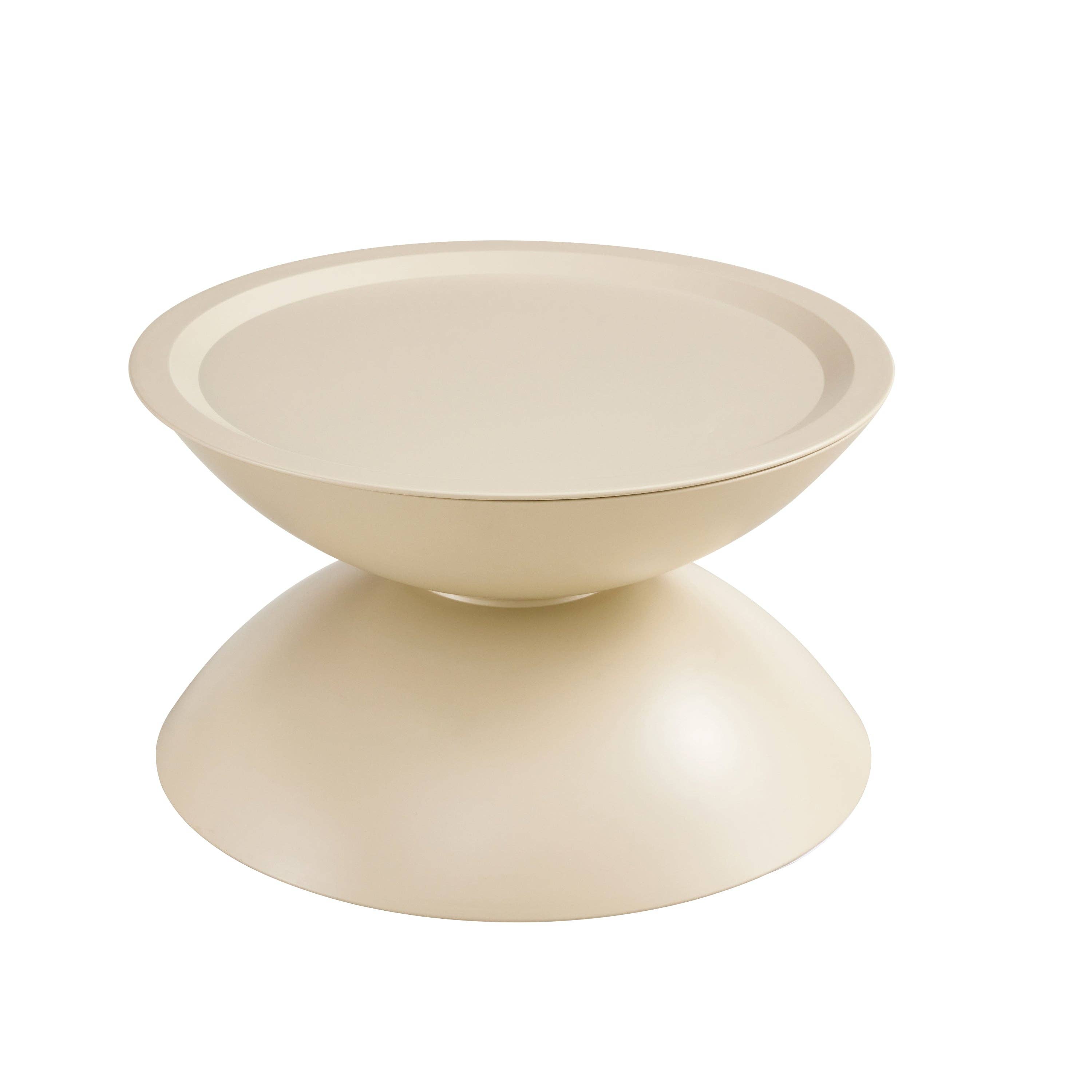 BlakOutlet - Wholesale Coffee Table - Set of 2 Milk White Coffee Table and End Table With Storage.6