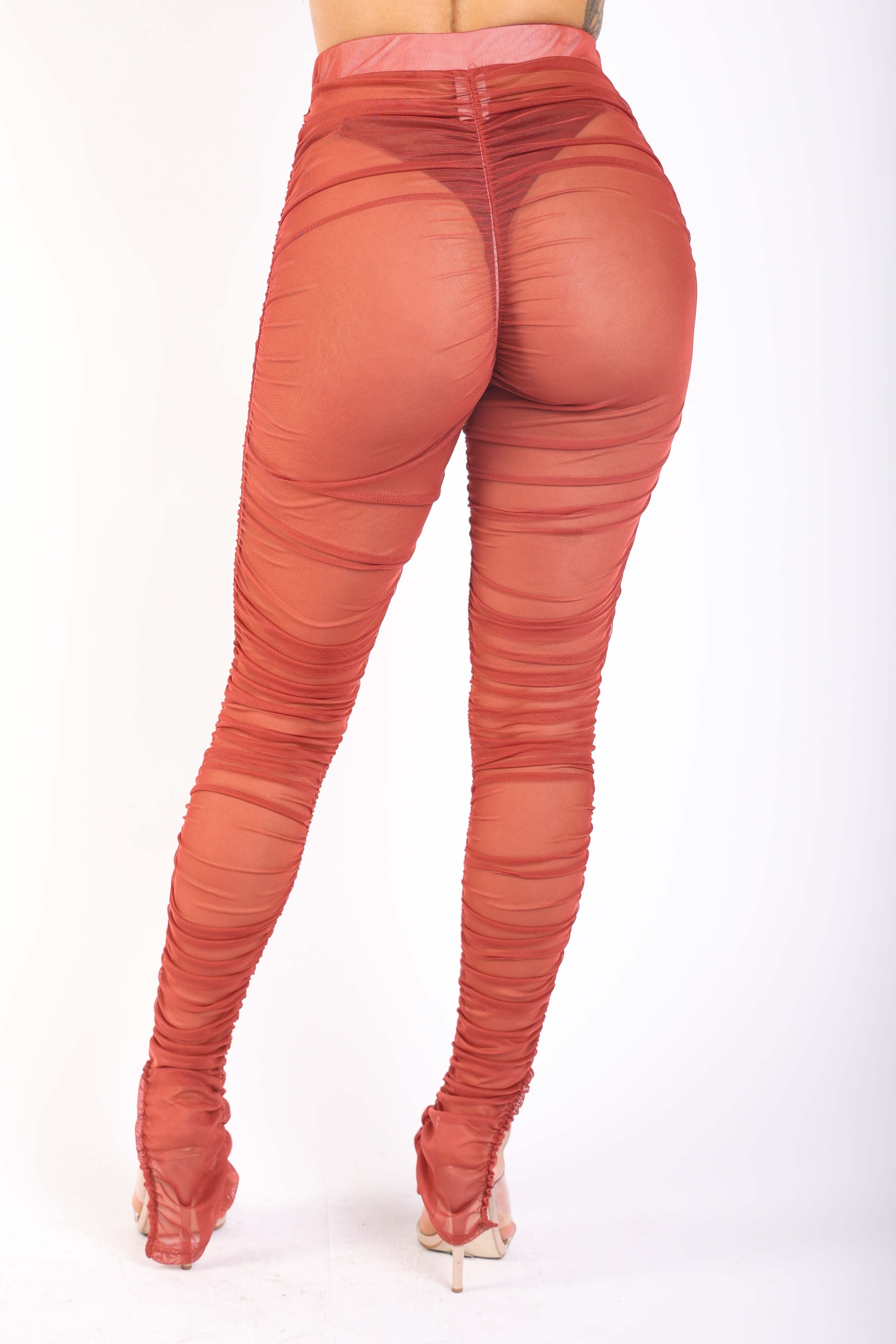 K Too - Vente Legging tendance – femme - Legging en maille froncée8