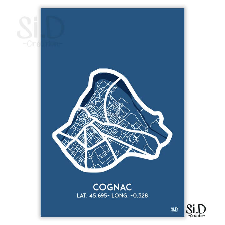 Ville de Cognac pour la vente par Si.D