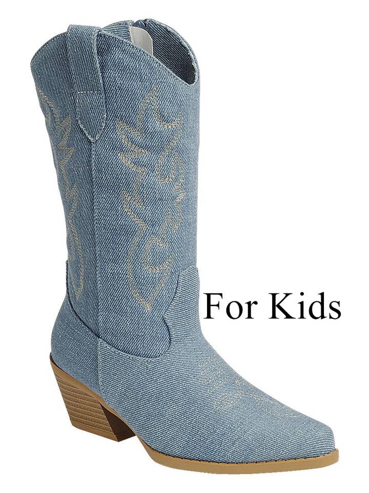 FASHION EMPORIO - Wholesale Cowboy Boots - Women's - Cowgirl Chic Kids' Cowboy Boots FL-CREEK-15K7