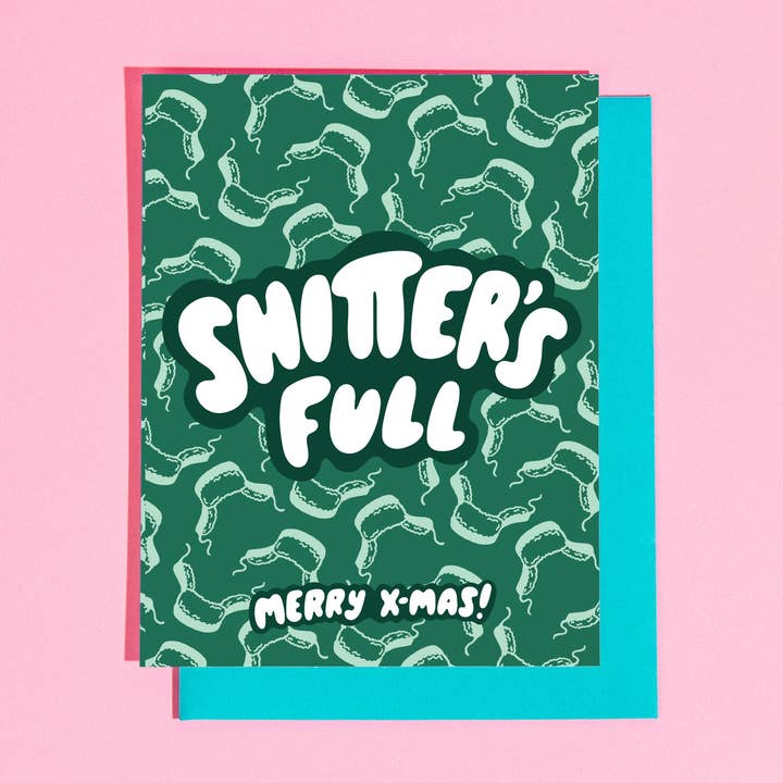 Your Gal Kiwi – Großhandel Weihnachtskarte – Shitter's Full Weihnachts-Grußkarte, A2 — LAST CHANCE WIRD NICHT MEHR ANGEBOTEN 0
