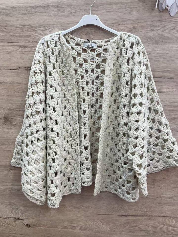 SWEET MAGIC MODA Y COMPLEMENTOS - Wholesale Jacket - Women's - HANDMADE CROCHET JACKET1