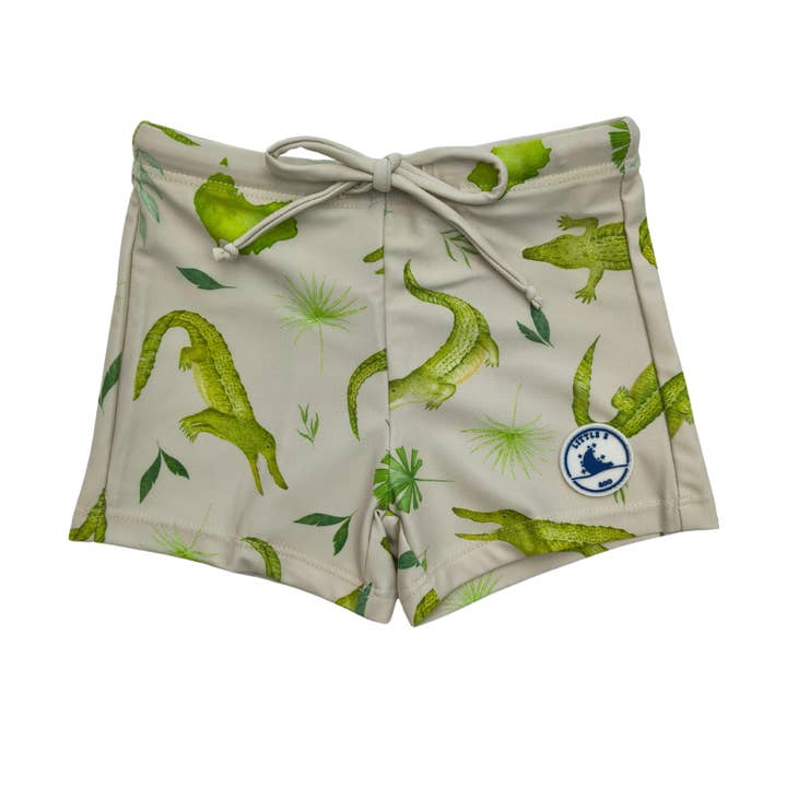 SWIM SHORTS ~ CROCODILES for wholesale by Little E & Co