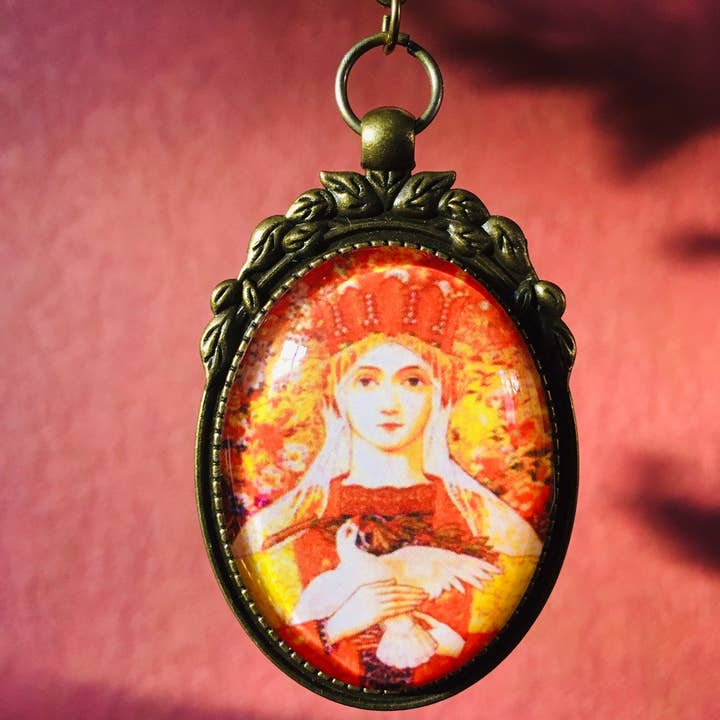 Elysium Pendants – Engroshandel Halskæde med vedhæng – Jomfru Maria, Jomfru Maria vedhæng, Guds Moder, Jomfru