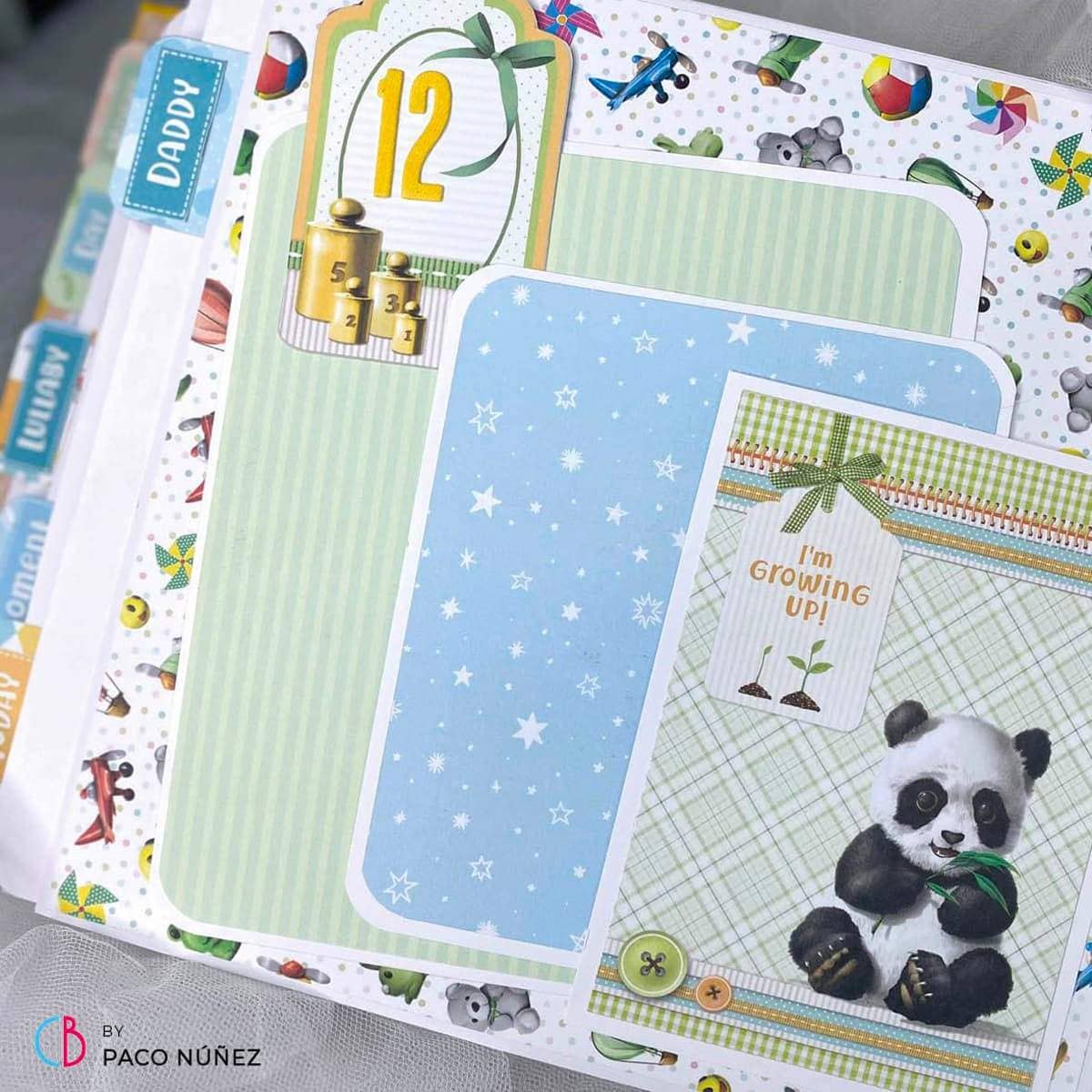 Ecstasy Crafts Distributing - Wholesale Notepad - Ciao Bella My First Year Paper Pad 6"x6" 24/Pkg17