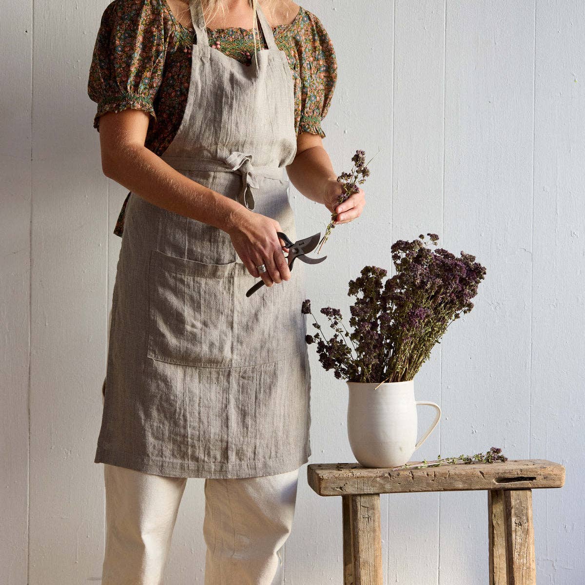 Bloomist - Wholesale Apron - Washed Linen Apron0