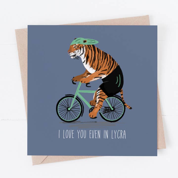 Tarjeta de cumpleaños de ciclismo para venta al por mayor de Richarts Designs