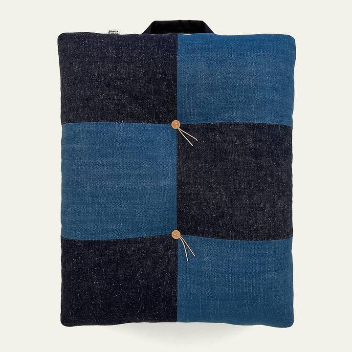 Ennis Cushion - Denim / Denim and other Purchase Wholesale boite a the en. Free Returns & Net 60 Terms on Faire trending on Faire.