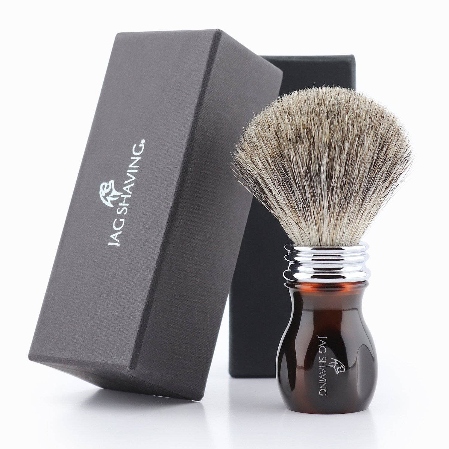 Jag Shaving - Wholesale Shave Brush - Men's - Super Badger Hair Shaving Brush - Resin Handle2