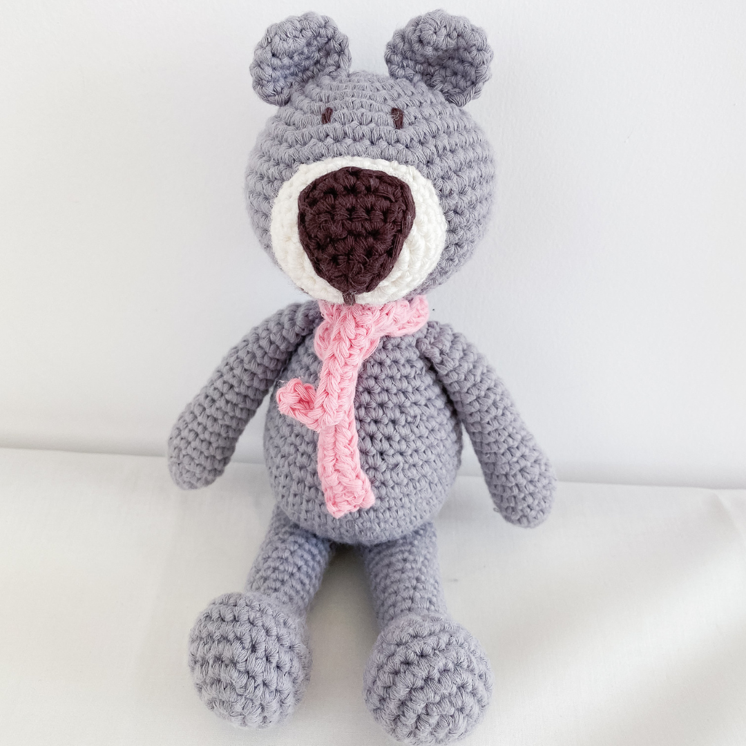 BEBEMOSS, LLC - Wholesale Stuffed/Plush Toy - Kids & Baby - Mini, Organic cotton bear, crochet stuffed animal, teddy1