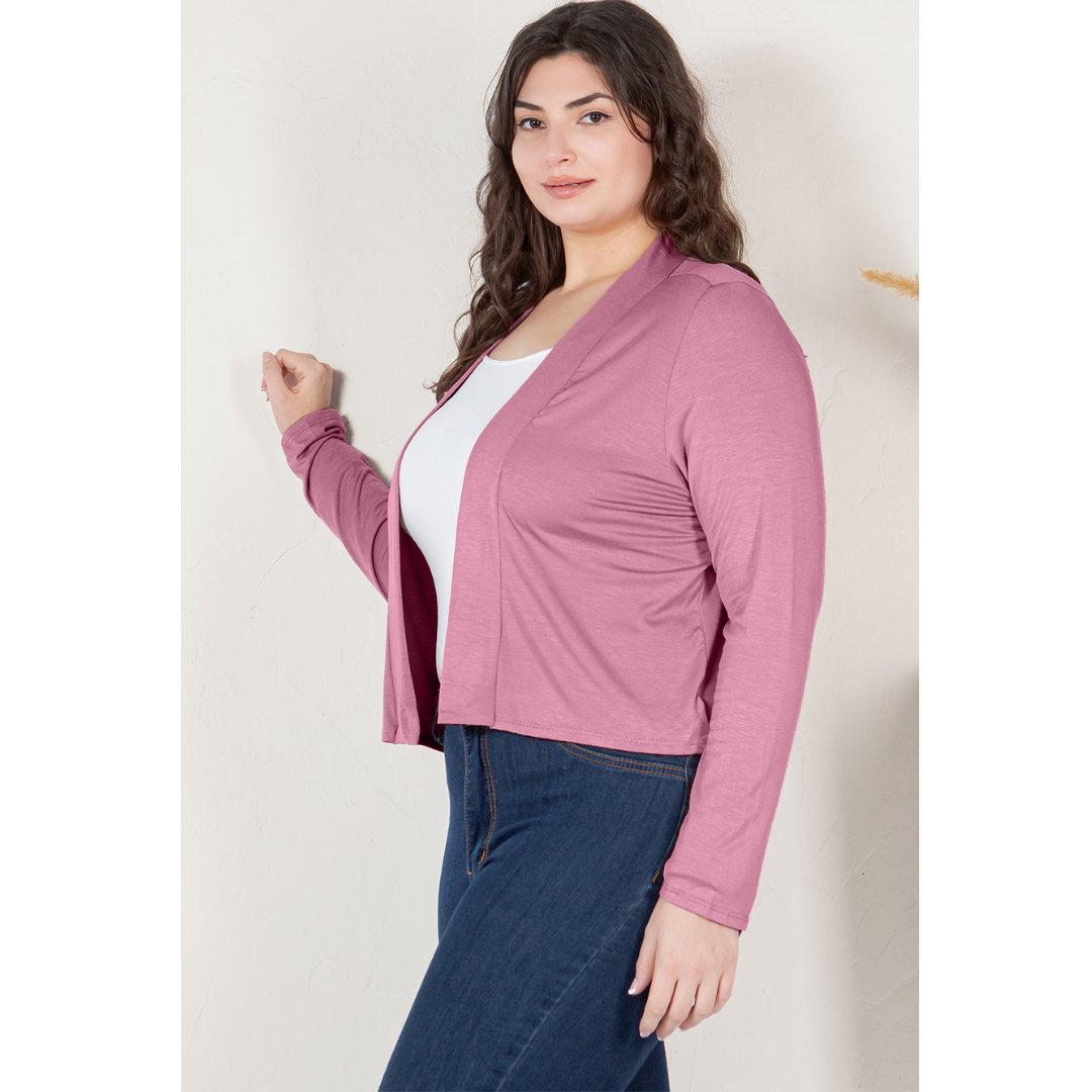 Azules Clothing – Großhandel Strickjacke – Damen – Langärmelige Strickjacke in Übergröße mit kurzem Schnitt6