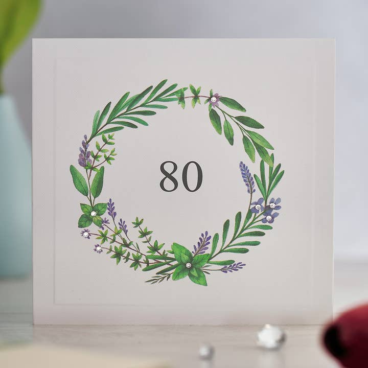 80ste verjaardag - BLO 005 voor wholesale door Mrs Lovesy