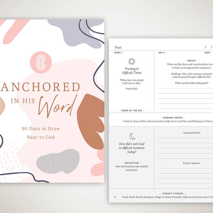 Spiral Bible - Wholesale Religion Book - Anchored In His Word: A 90 Day Devotional5