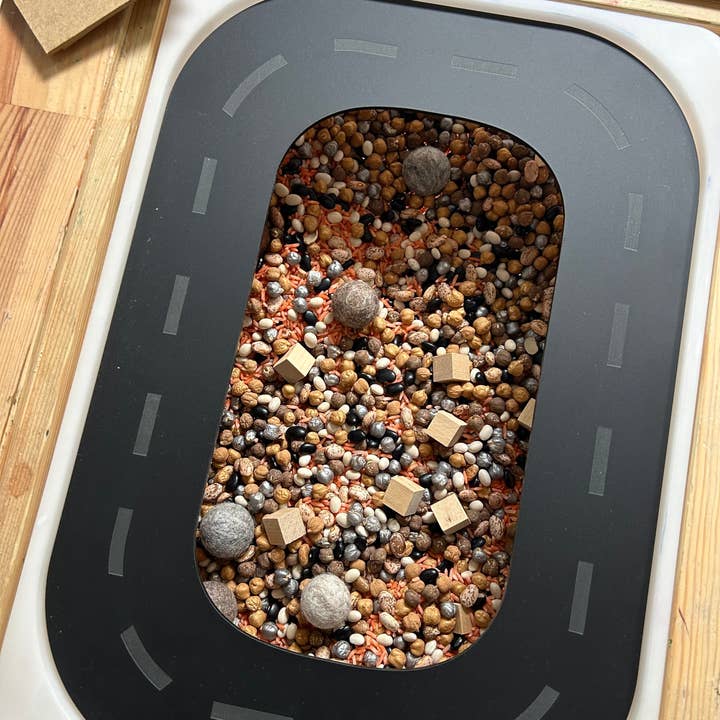 Stars and Sensory – wholesale Leksaksset - Barn – Stor insats för byggväg och tåg i Flisat