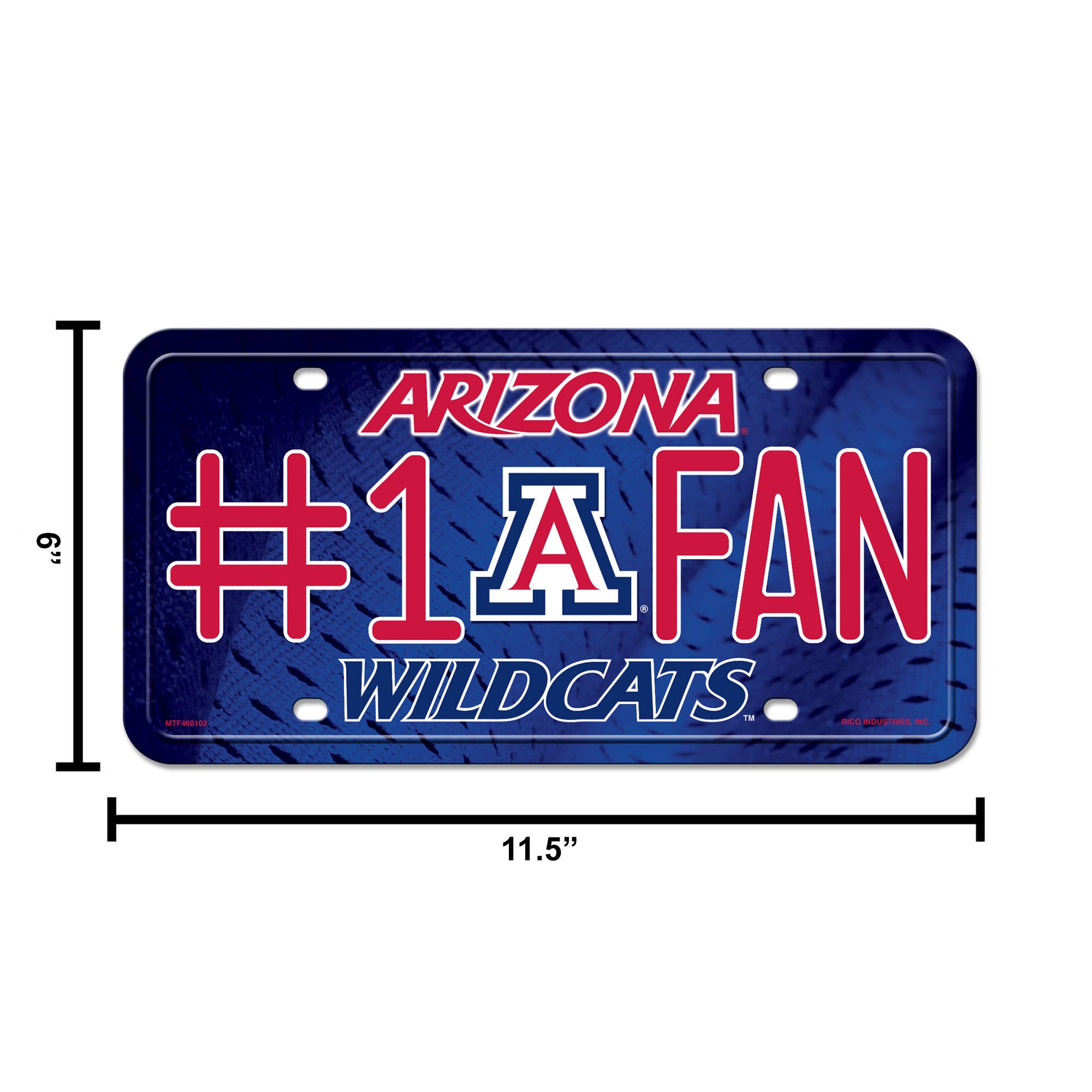 Rico Industries - Wholesale Car Decorative Charm - Unisex - NFL Football Denver Broncos  #1 Fan Metal Auto Tag4