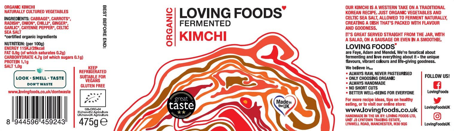 Loving Foods – wholesale Pickled vegetables – Organic Kimchi1
