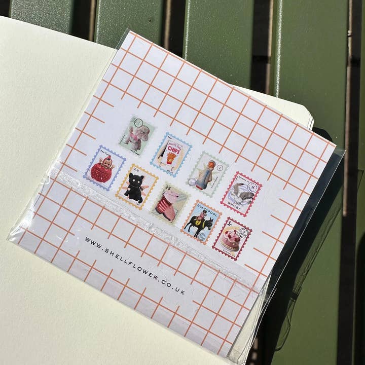Shellflower – wholesale Sticker – Stamps Washi Flake Stickers 3