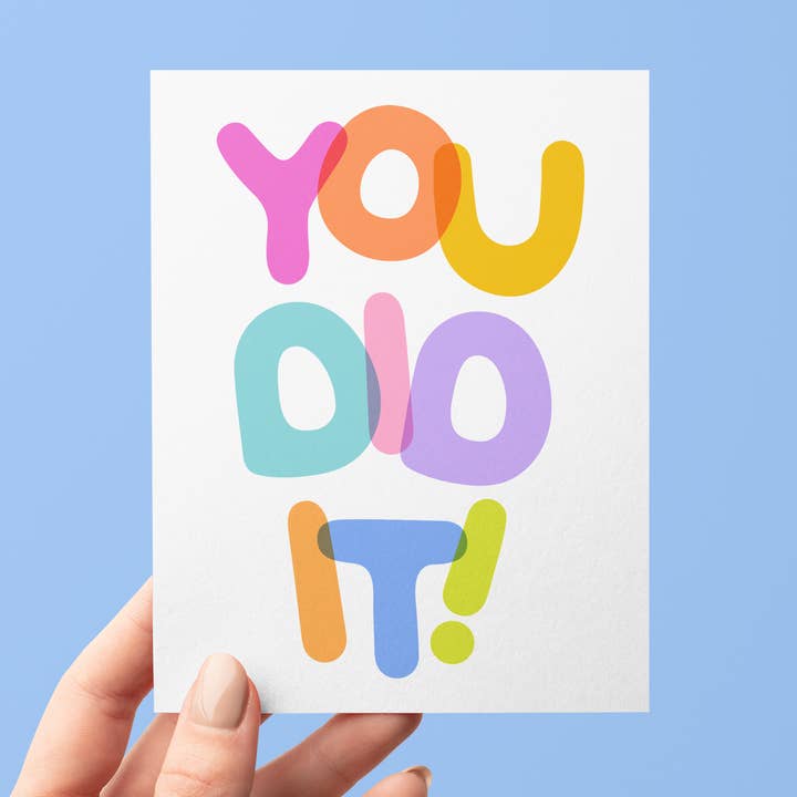 You Did It! Congratulations Graduation Card and other Purchase Wholesale congratulations graduation cards. Free Returns & Net 60 Terms on Faire trending on Faire.