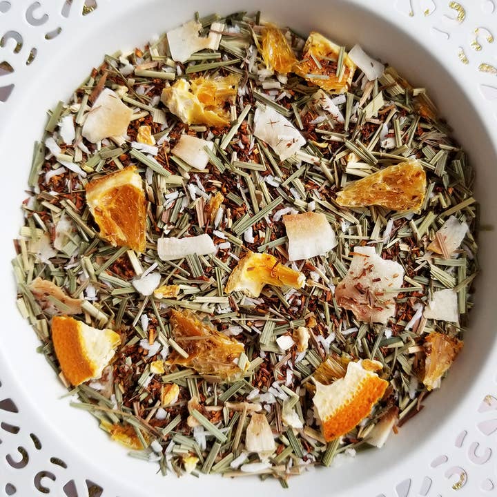 Orange Tea, Creamsicle Tea, Rooibos, Orange Coconut Tea for wholesale by Dessert by Deb