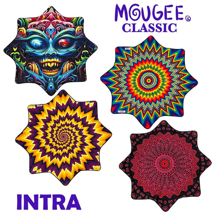 Mougee "Intra" Classic Flow Star - Internal Webbing - 27" Diameter - Durable and Vibrant Patterns Mougee for wholesale by YoYoSam Wholesale