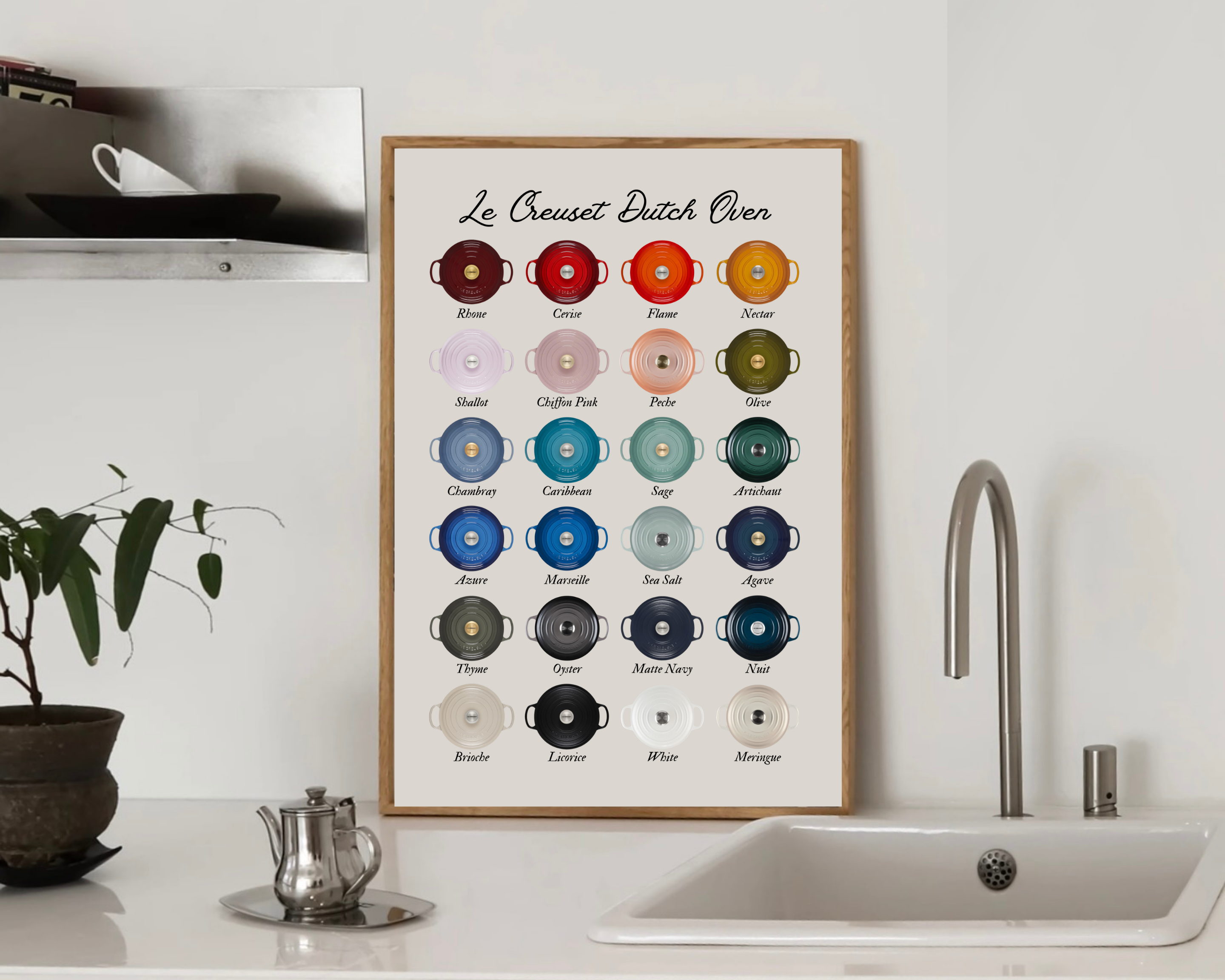 Olive Street Collective - Wholesale Art Print - Le Creuset Print4